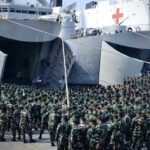 Pengamanan Perbatasan, Kapal Perang TNI ke Papua Angkut Ribuan Prajurit Tempur