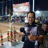 Turnamen Bola Volley Antar Lembaga Desa Se-Kecamatan Kras Perebutkan Piala Kapolsek Kras