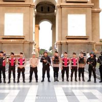 Patroli Skala Besar TNI-Polri Sisir Wilayah Kediri Pasca Kerusuhan