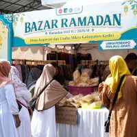 Tim Penggerak PKK Kabupaten Kedir Gelar Pondok Ramadan dan Bazar UMKM, Spirit “Ramadan Bulan Tarbiyah”