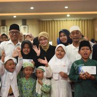 Mbak Wali Kota Kediri Vinanda Beri Santunan untuk 200 Anak Yatim
