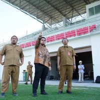 Bupati Kediri Pastikan 2026 Pengerjaan Atap Stadion Gelora Daha Jayati Selesai