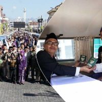 Disaksikan Wali Kota Kediri, 53 Pasangan Nikah Massal di VW Kombi Pecahkan Rekor MURI