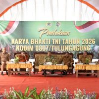 Sinergi Pemkab dan Kodim 0807/ Tulungagung, Karya Bhakti TNI 2026 Resmi Dimulai