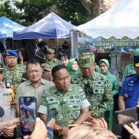 Peringati HUT Ke-81 TNI, Kodim 0809/Kediri Gelar Bazar dan UMKM di SLG