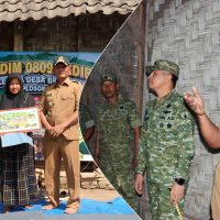 HUT Ke 81 TNI, Kodim 0809/Kediri Wujudkan Rumah Layak Huni Bagi Ibu Rohmiati